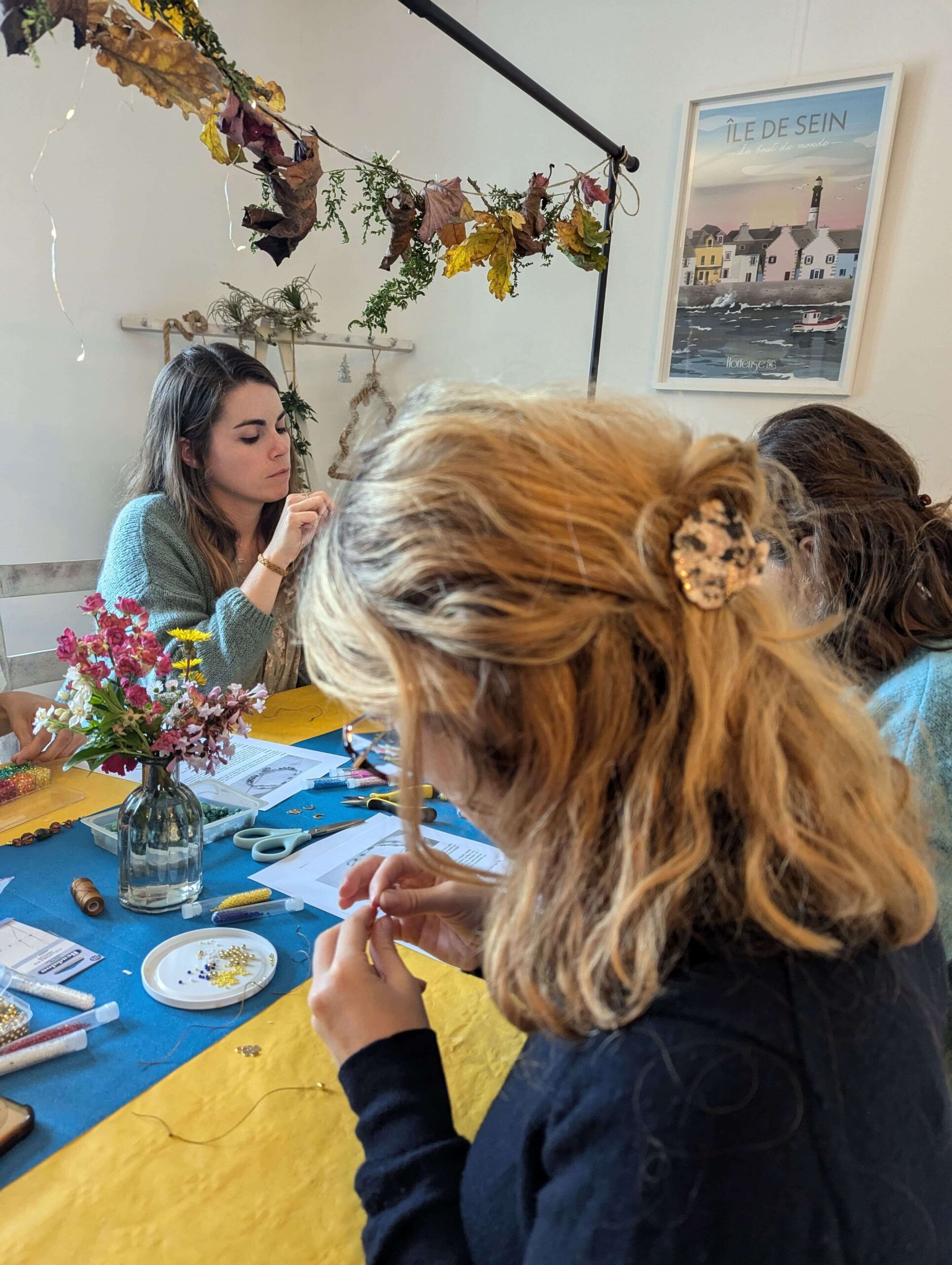 Participantes en plein atelier lors du weekend de septembre